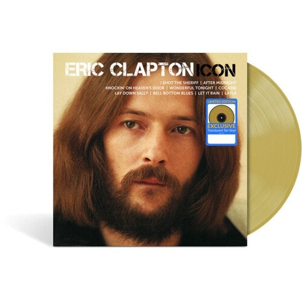 Eric Clapton - Icon Exclusive Limited Edition Translucent Tan Vinyl LP_Record