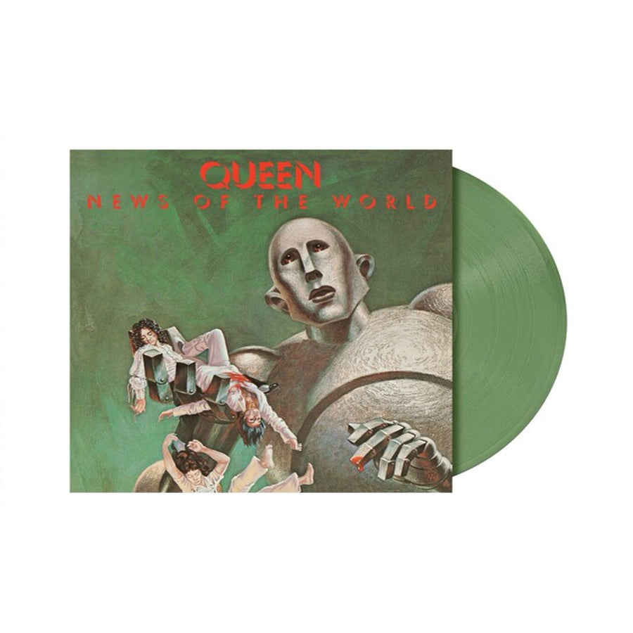 Queen - News Of The World Exclusive Olive Green Vinyl LP Record