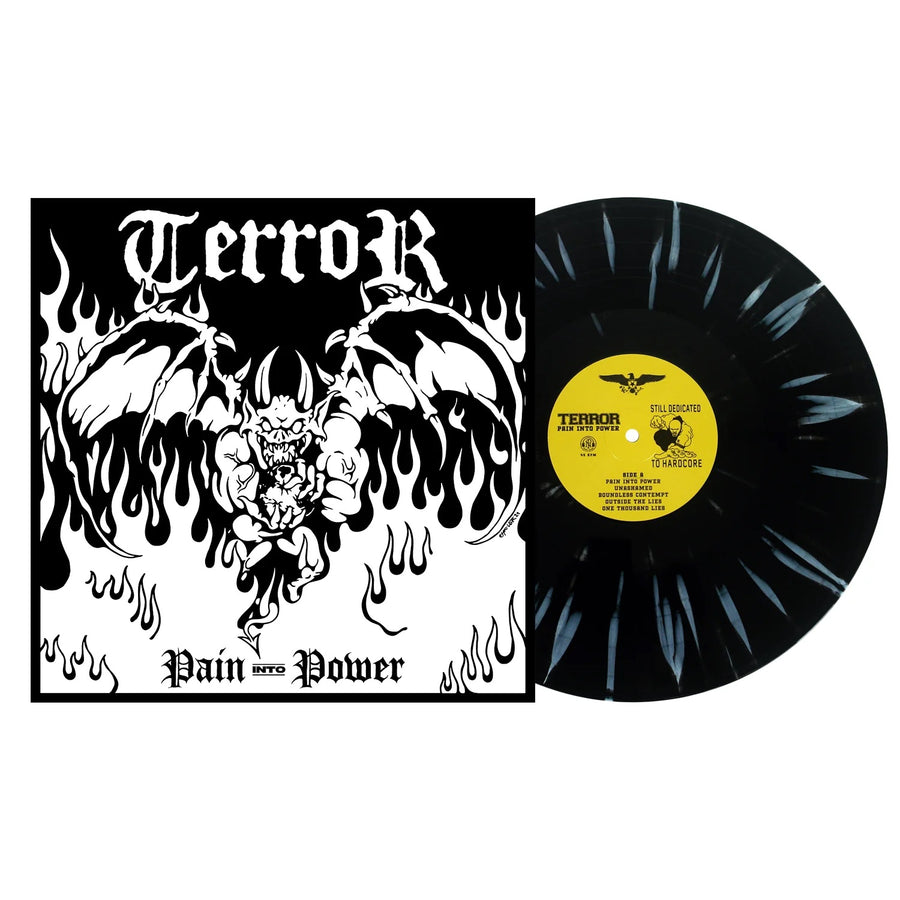 Terror - Pain Into Power Exclusive Limited Edition Black W/ Splatter Vinyl LP