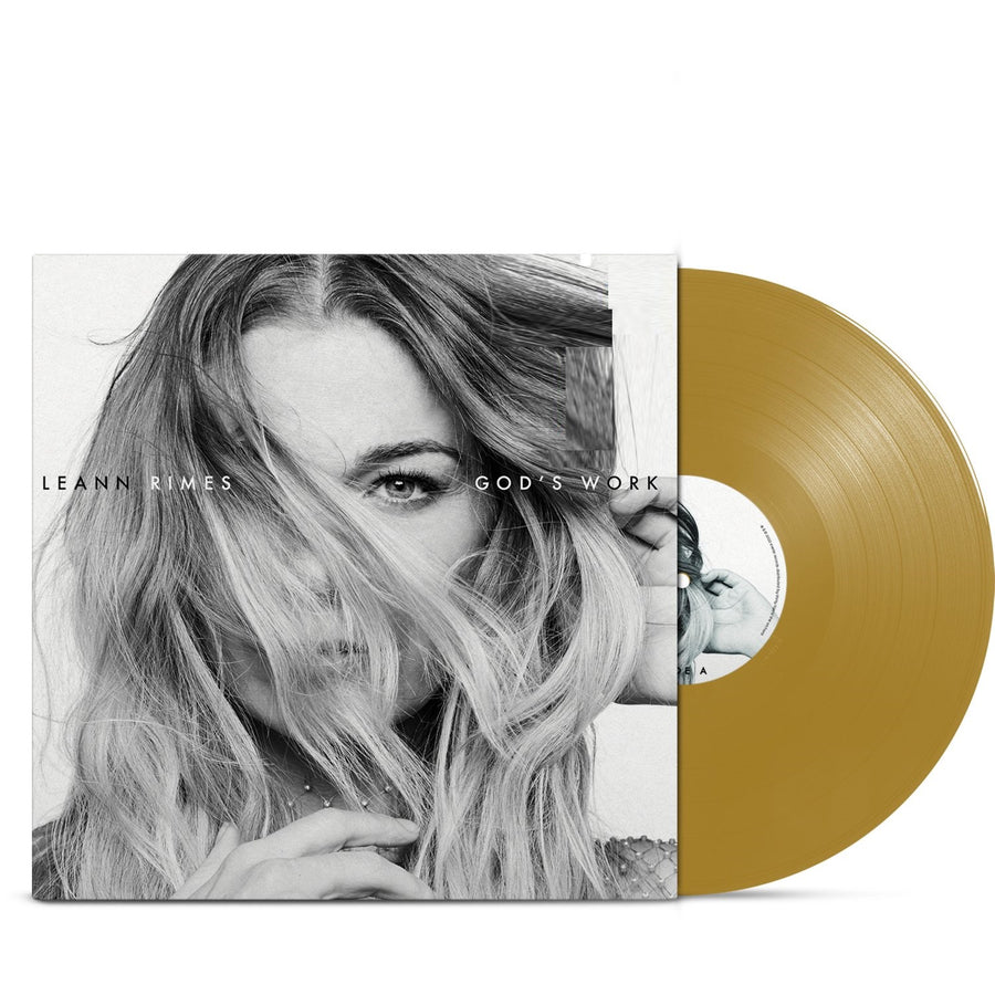 Leann Rimes - God's Work Exclusive Limited Edition Metallic Gold Color Vinyl LP Record