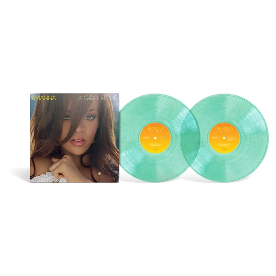Rihanna - A Girl Like Me Limited Edition 2x LP Translucent Sea Glass Color Vinyl Record