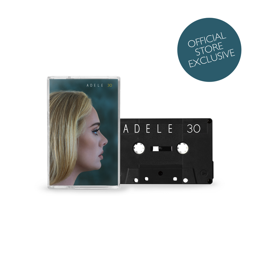 Adele 30 Exclusive Limited Edition Black Cassette With Clear Norelco box