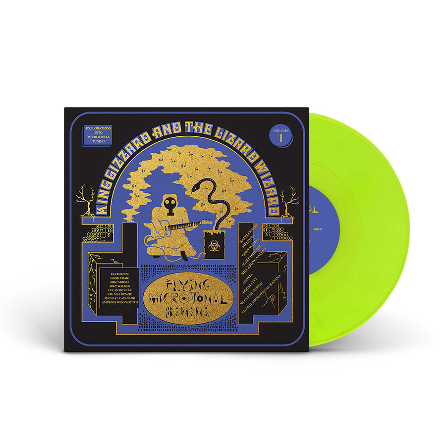 King Gizzard & The Lizard Wizard - Flying Microtonal Banana Highlighter Yellow Vinyl LP