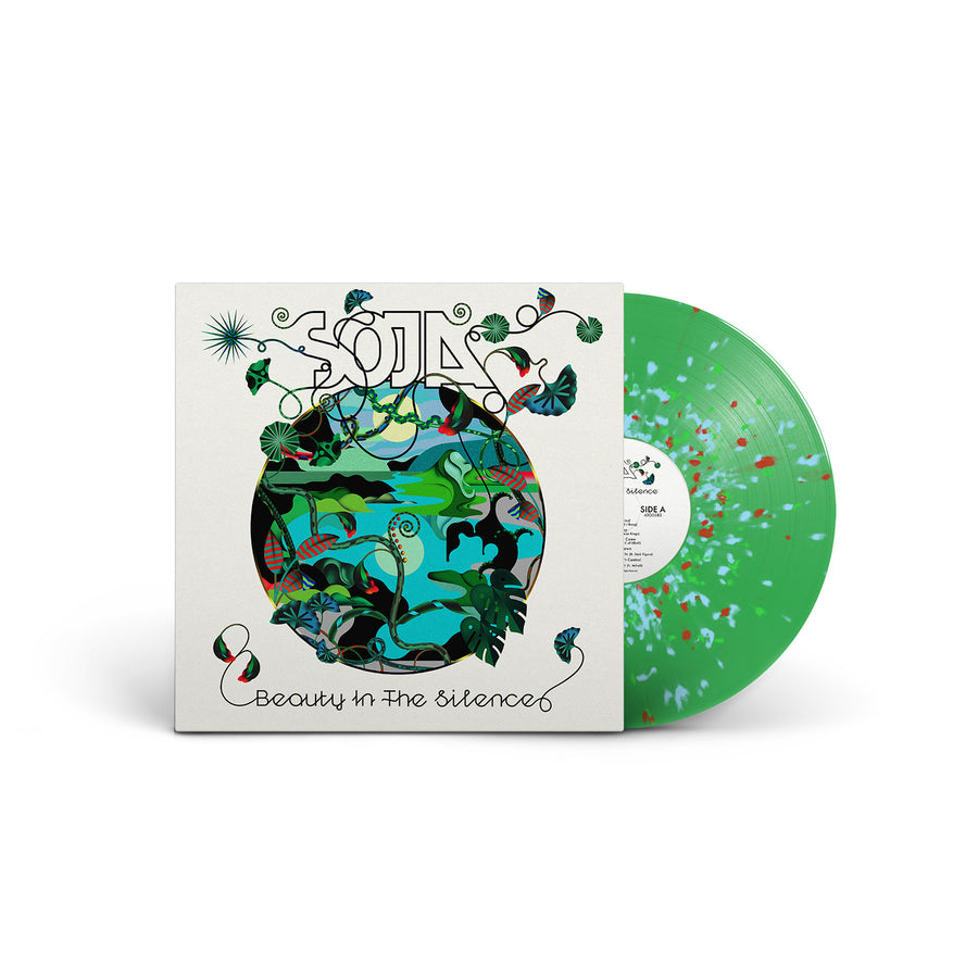 Soldiers Of Jah Army - Beauty in The Silence Limited Edition Green/Blue & Red Splatter Vinyl LP Record