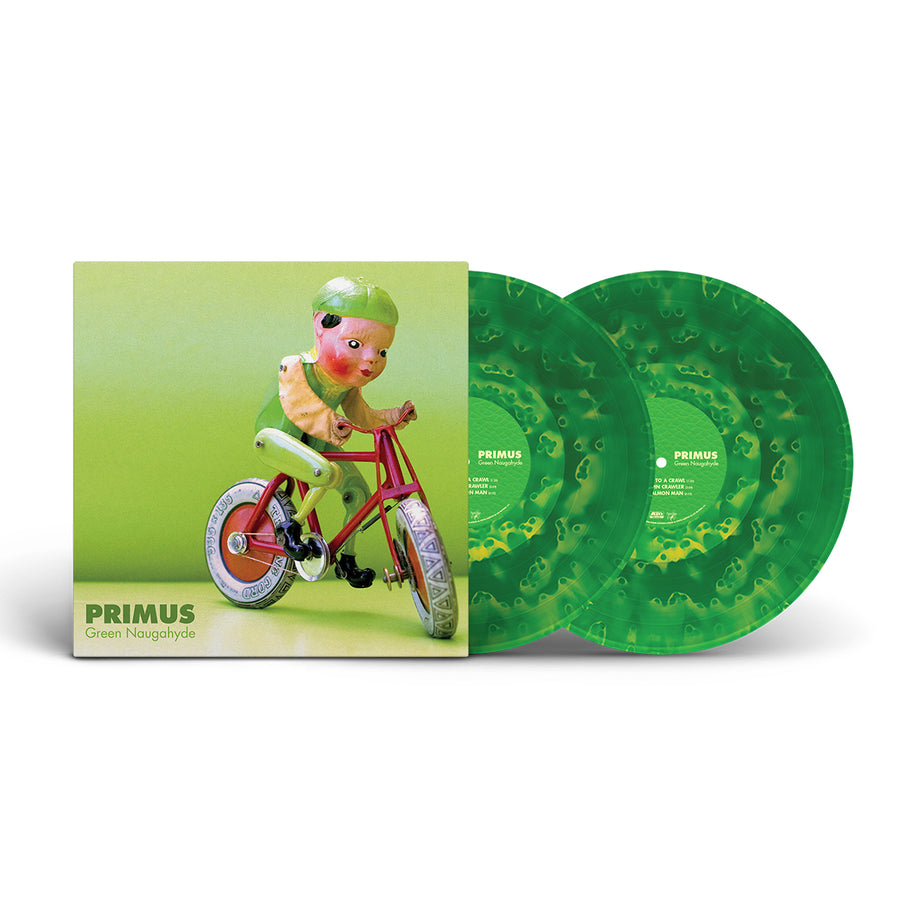 Primus - Green Naugahyde 10th Anniversary Edition Ghostly Green Ranger Vinyl 2x LP Record