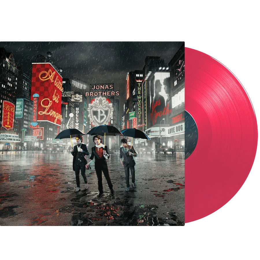 Jonas Brothers A Little Bit Longer Exclusive Club Edition Translucent Red Color Vinyl LP