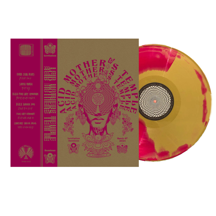Acid Mothers Temple - Levitation Sessions Exclusive Gold /Apple Red Swirl Vinyl LP Limited Edition #500 Copies