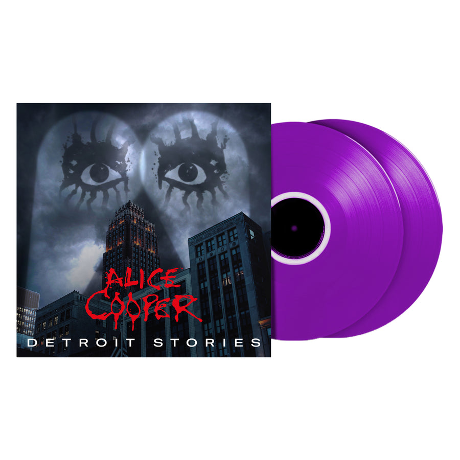 Alice Cooper Detroit Stories Exclusive Limited Edition Purple Color Vinyl 2x LP Record