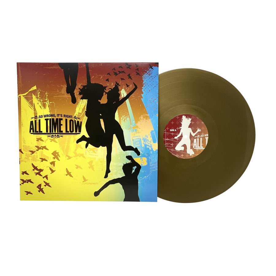 All Time Low - So Wrong, It's Right Limited Edition Gold Colored Vinyl LP Record