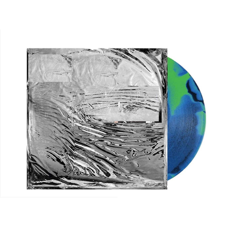 Angels & Airwaves - Lifeforms Exclusive Neon Green Blue & Black Smush Color Vinyl LP  #1500