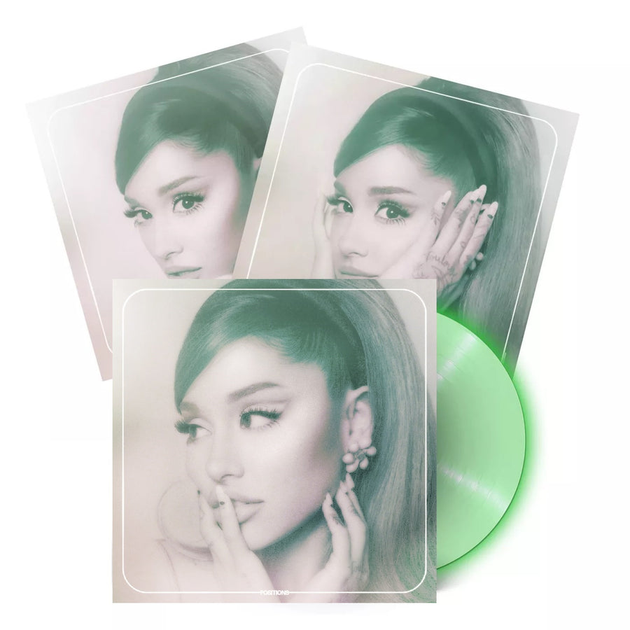 Ariana Grande - Positions Exclusive Glow in Dark Green Color Vinyl LP Record Limited Edition