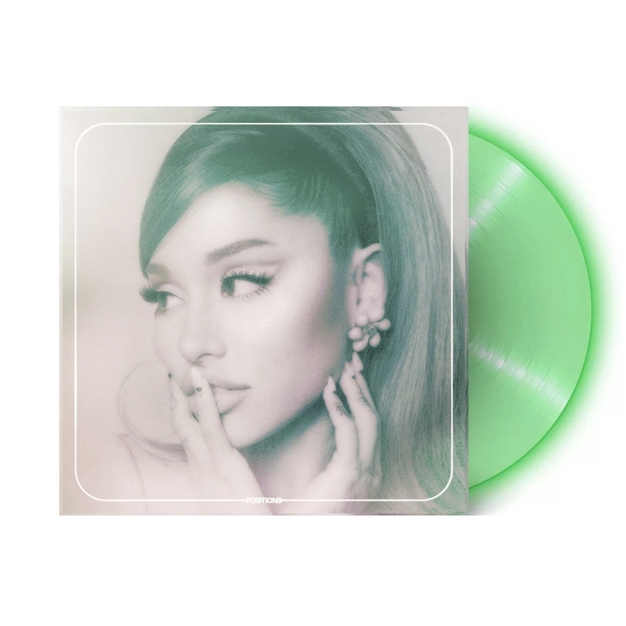 Ariana Grande - Positions Exclusive Glow in Dark Green Color Vinyl LP Record Limited Edition