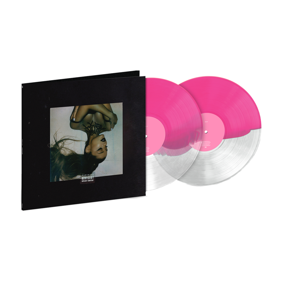 Ariana Grande - Thank U Next Exclusive 2x LP Pink Clear Split Vinyl Record
