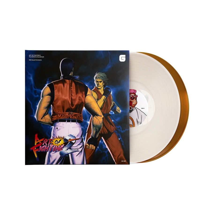 SNK NEO Sound Orchestra - Art of Fighting II: The Definitive Soundtrack Clear/Orange Translucent Colored Vinyl 2x LP Record