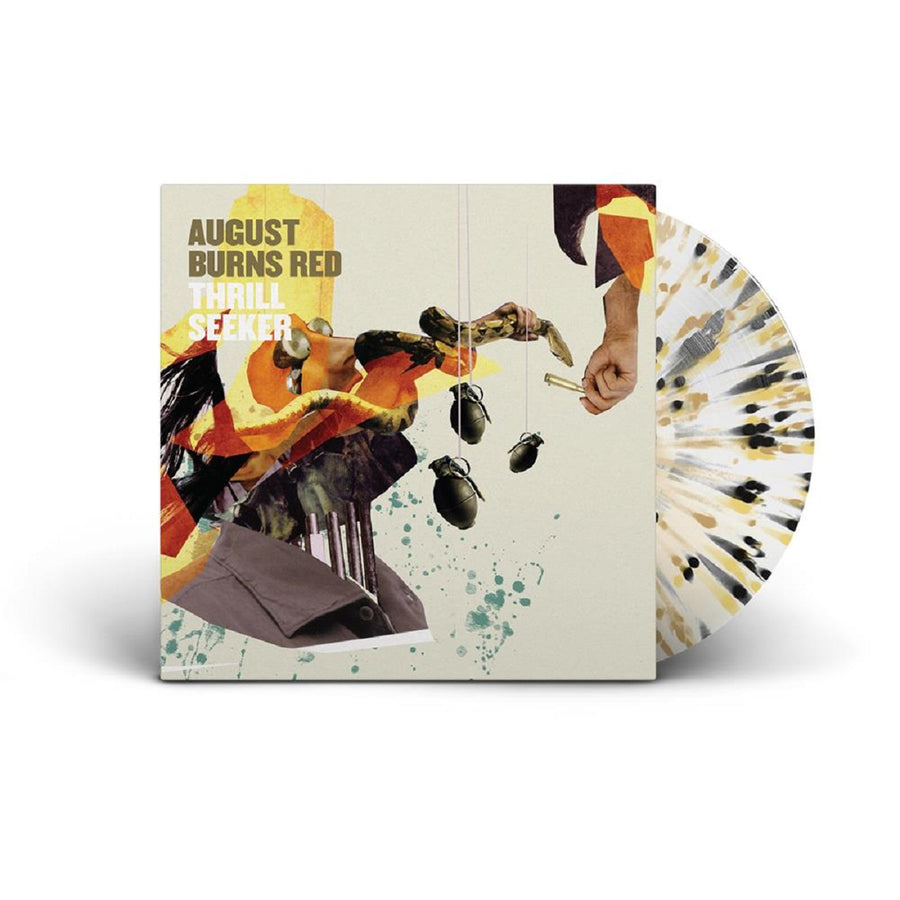 August Burns Red - Thrill Seeker Yellow & Black Splatter Vinyl LP Record
