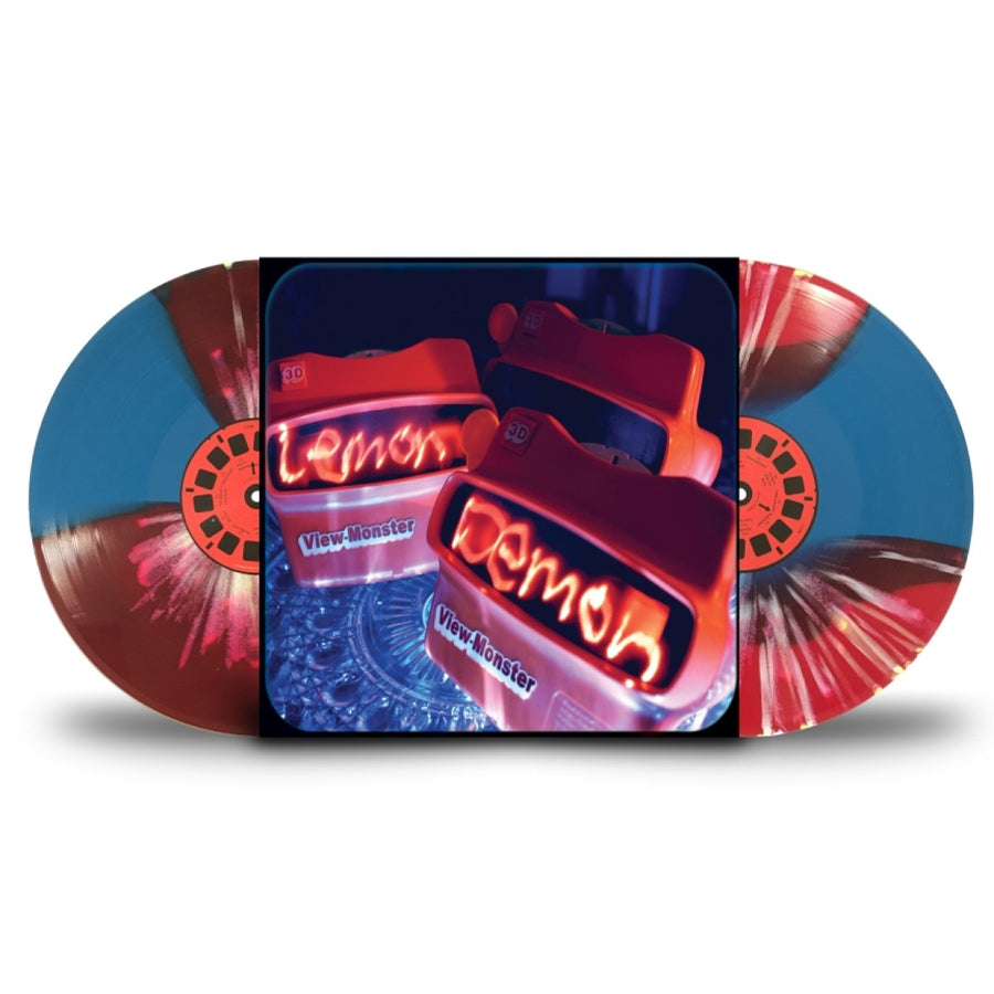 Lemon Demon - View Monster Exclusive Red And Blue Butterfly Vinyl With Yellow And White Splatter 2x LP Record