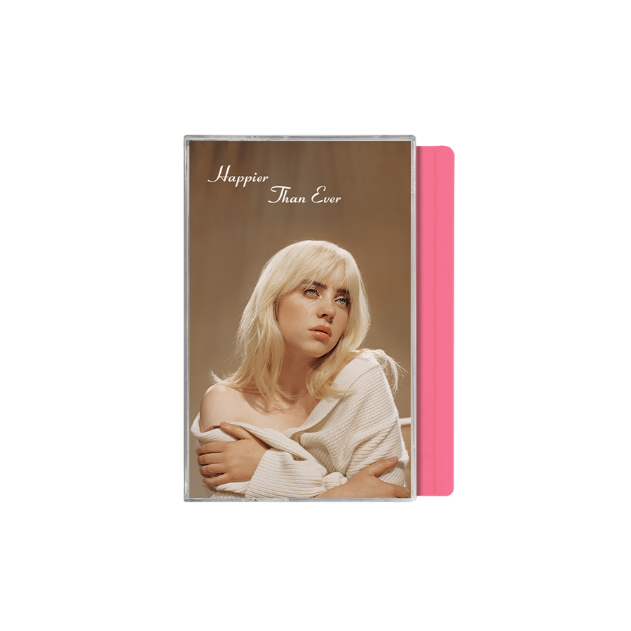 Billie Eilish - Happier Than Ever Exclusive Limited Edition Pink Color Cassette Tape
