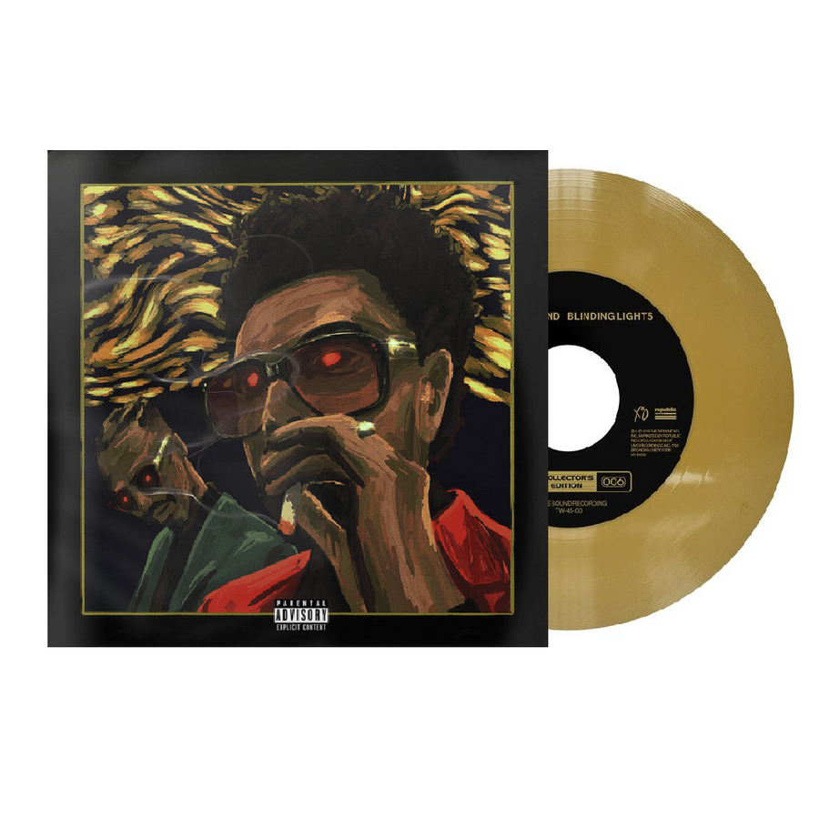 The Weeknd ‎– Heartless / Blinding Lights Collector’s Edition Gold Colored Vinyl 009