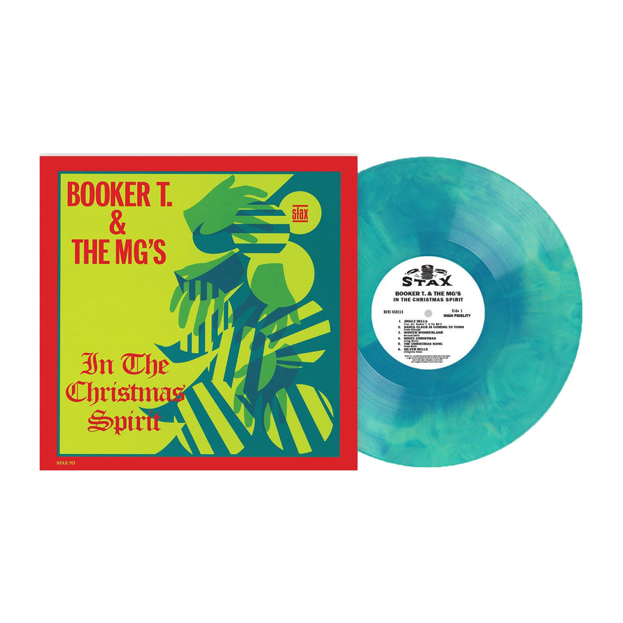 BOOKER T & THE MGS - In the Christmas Spirit Exclusive Club Edition Blue Christmas Galaxy Color Vinyl LP