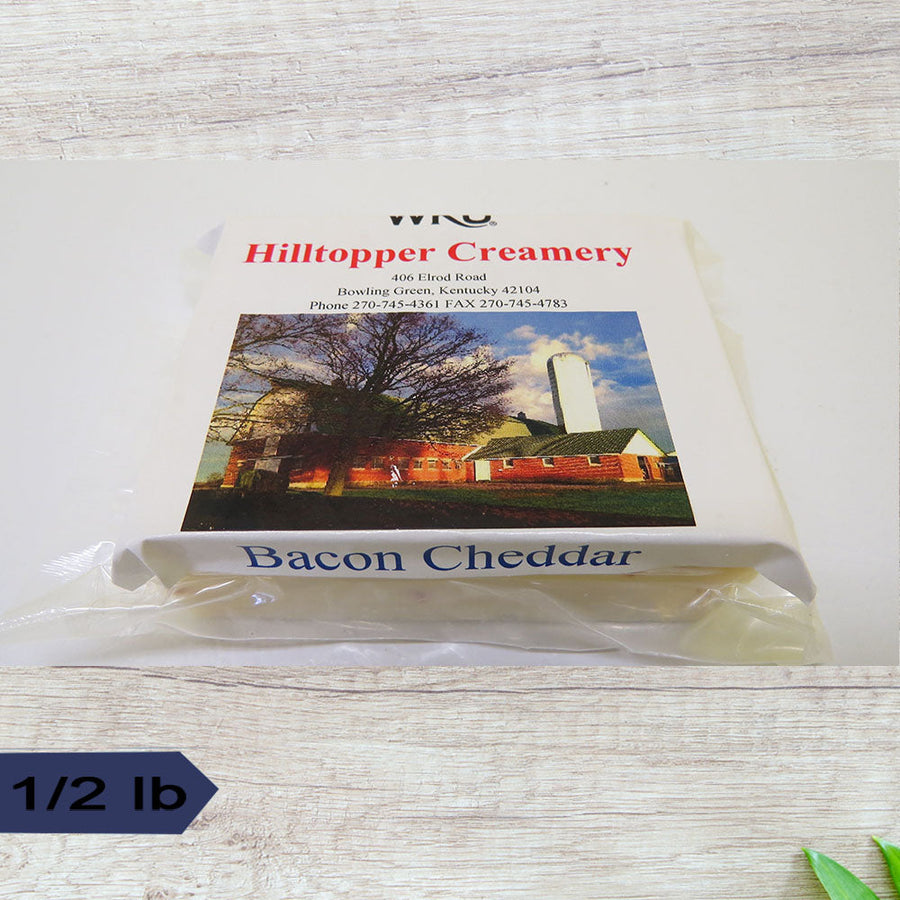 WKU Hilltopper Creamery Bacon Cheddar Cheese 1/2 lb