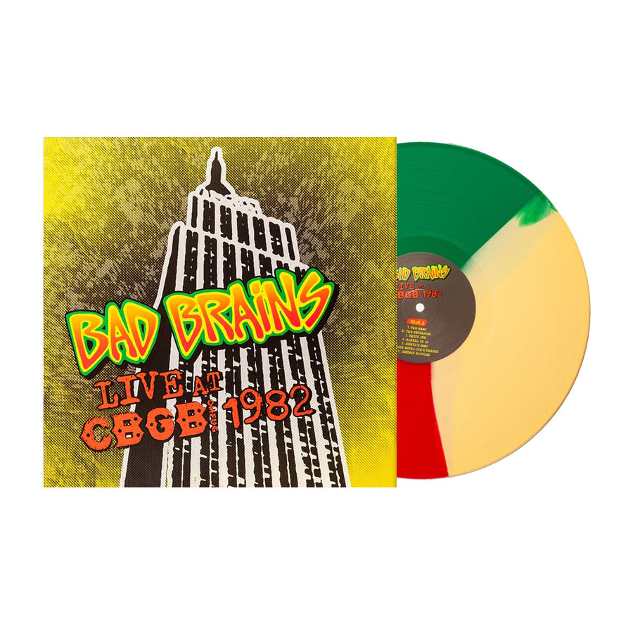 Bad Brains - Live At CBGB 1982 Exclusive Red Gold & Green Pie Slice Vinyl LP # 500