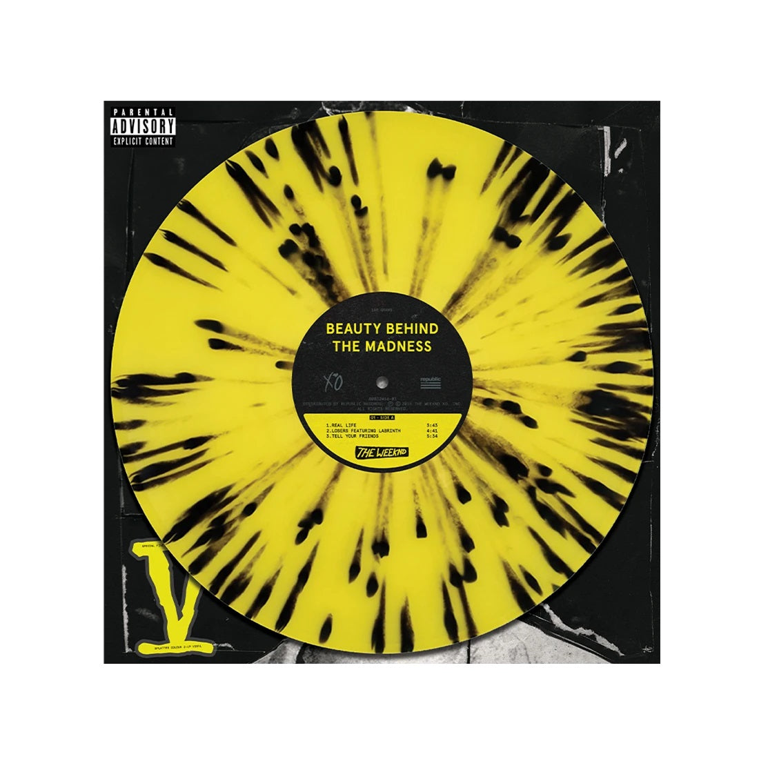 The Weeknd - Beauty Behind The Madness Exclusive Yellow With Black