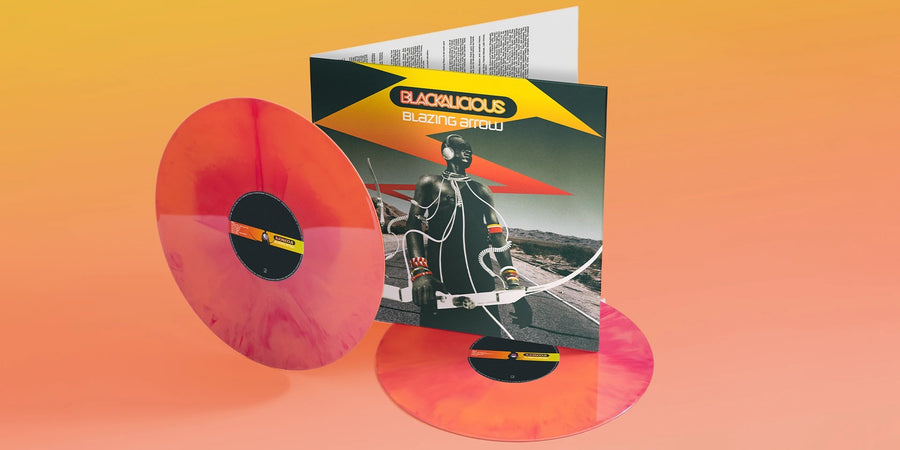 Blackalicious - Blazing Arrow Red / Yellow Blazing Galaxy Exclusive Vinyl Limited Vinyl Me Please Club Edition