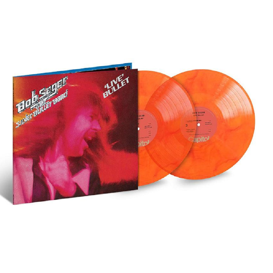 Bob Seger & The Silver Bullet Band - Live Bullet Limited Edition Orange Vinyl 2x LP Record