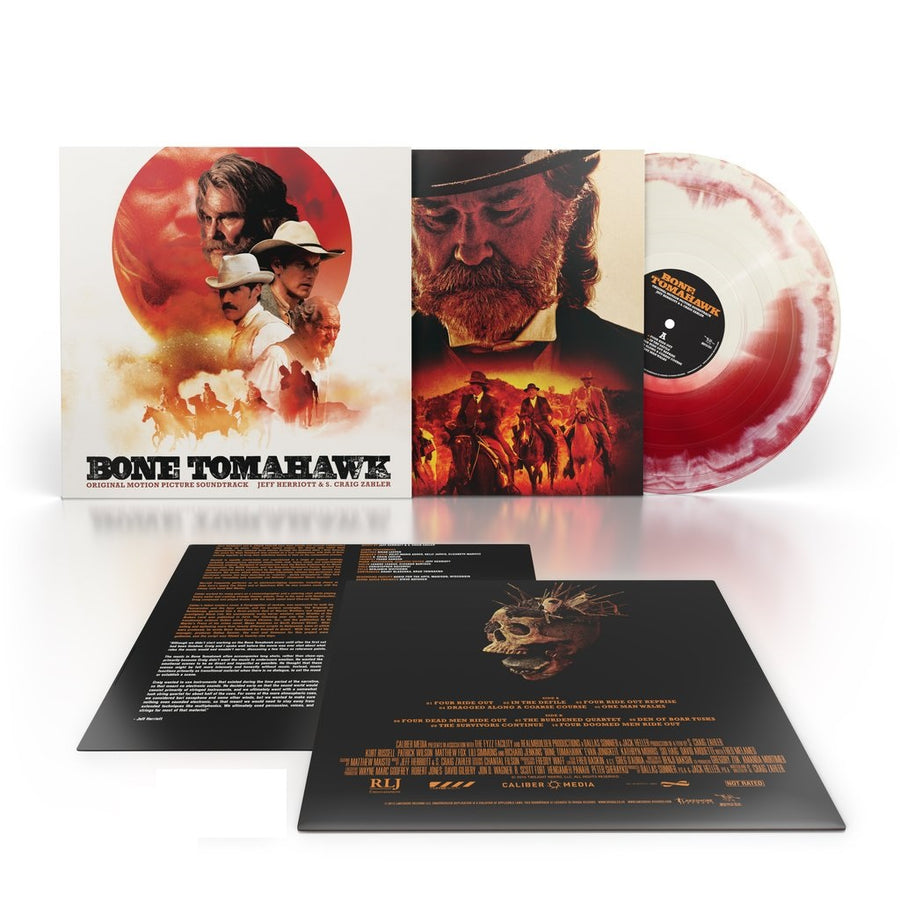 Jeff Herriott & S. Craig Zahler Bone Tomahawk Exclusive Blood & Bone Color Swirl LP Vinyl