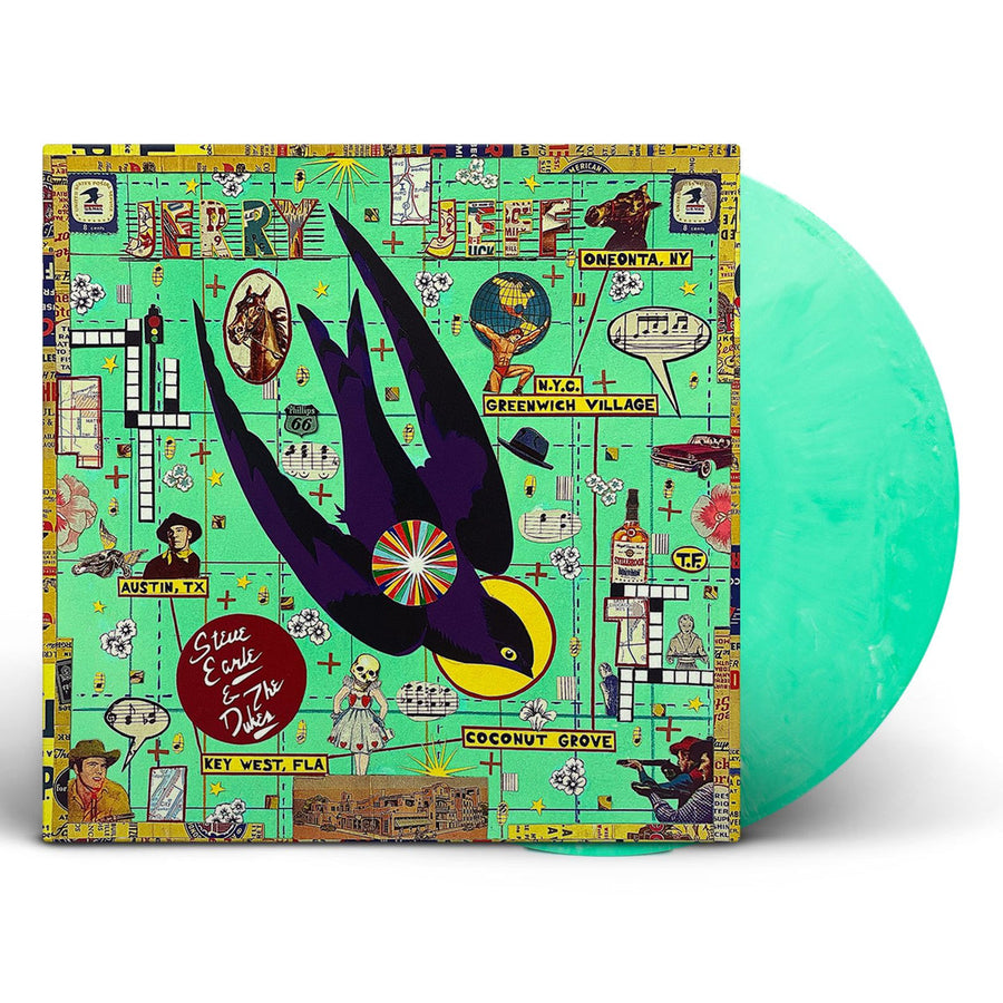 steve-earle-the-dukes-jerry-jeff-exclusive-limited-edition-seafoam-green-colored-vinyl-lp