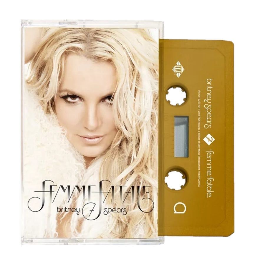 Britney Spears - Femme Fatale Exclusive Gold Shell Cassette Tape Album