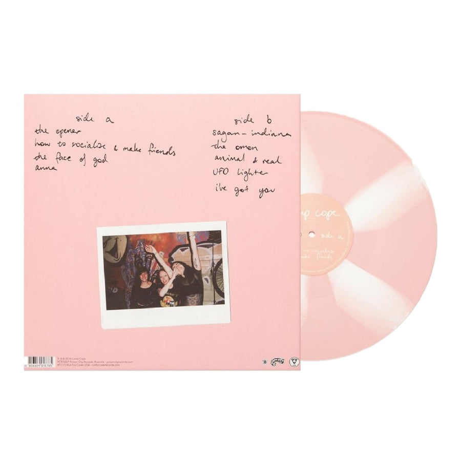 Camp Cope - How To Socialise & Make Friends Exclusive Pink & White Pinwheel Vinyl LP_Record