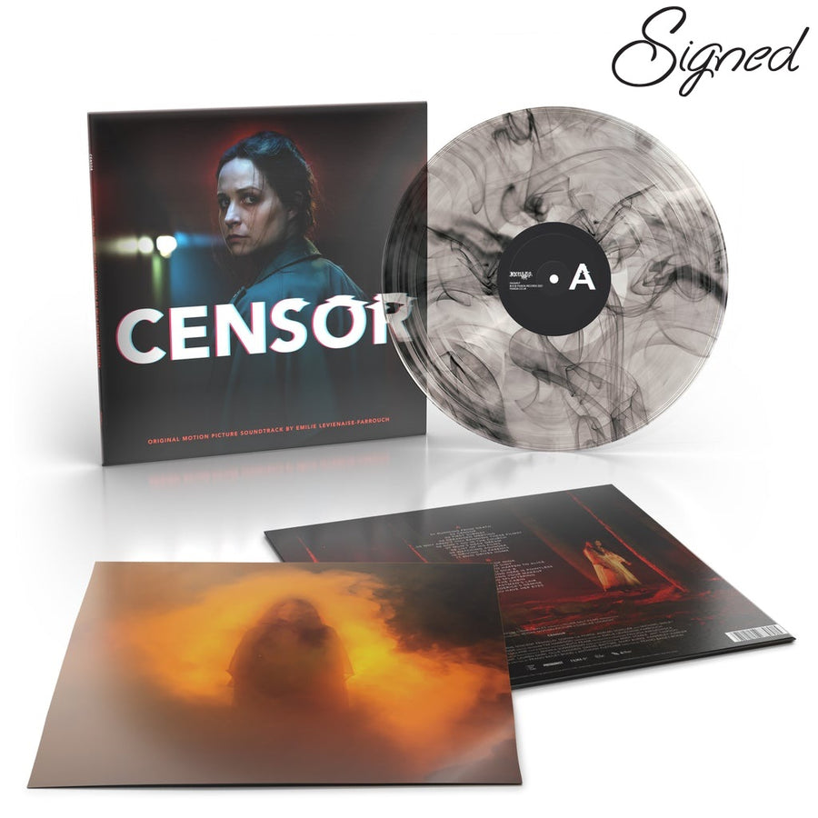Emilie Levienaise - Farrouch Censor OST Exclusive Clear Black Smoke Vinyl LP Record Signed Edition