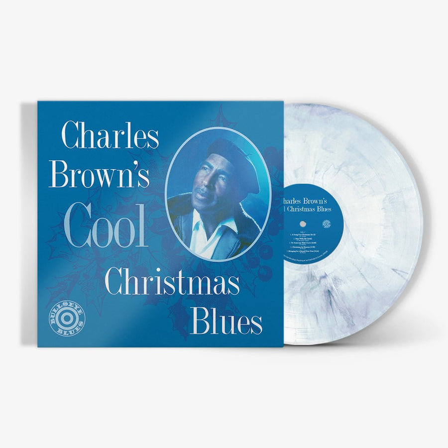 Charles Brown’S Cool Christmas Blues Exclusive White & Blue Marble LP Vinyl Record