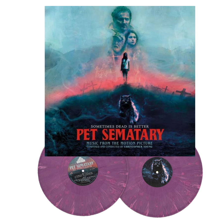 Christopher Young - Pet cematary Official Soundtrack Exclusive Pink Haze Colored 2xLP Vinyl