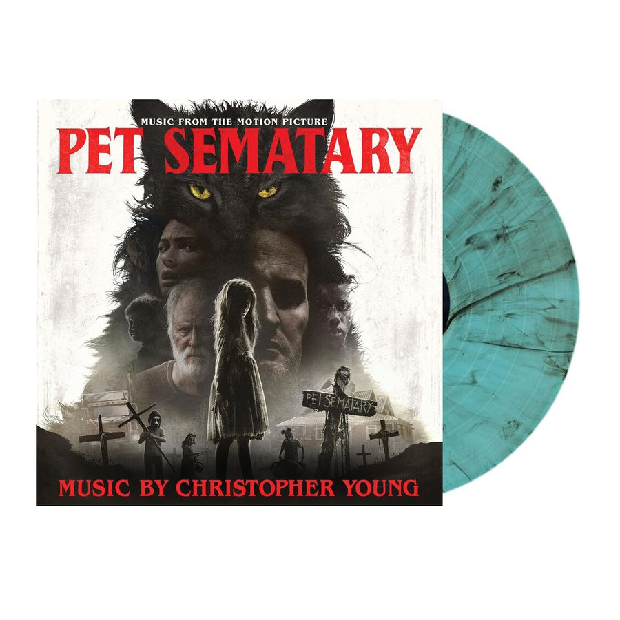 Pet Sematary (Music From The Motion Picture) - Exclusive Limited Edition Aqua With Black Swirl Color 2x 180 Gram Vinyl LP