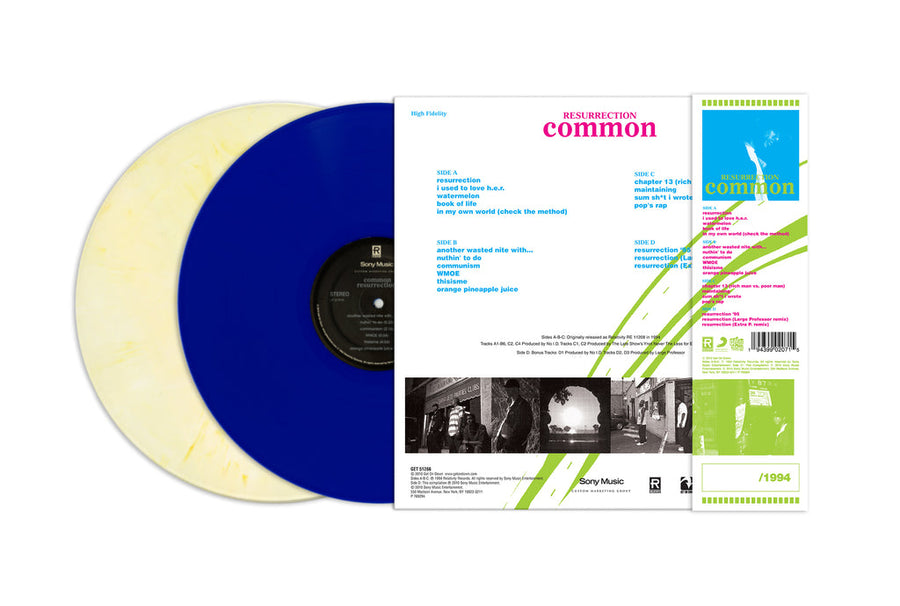 Common - Resurrection Exclusive Limited Edition Blue And Butter Cream Colored Vinyl 2xLP