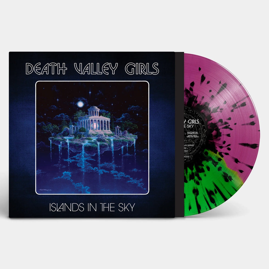 Death Valley Girls - Islands in the Sky Exclusive Limited Edition Half Neon Violet & Half Neon Green Vinyl LP