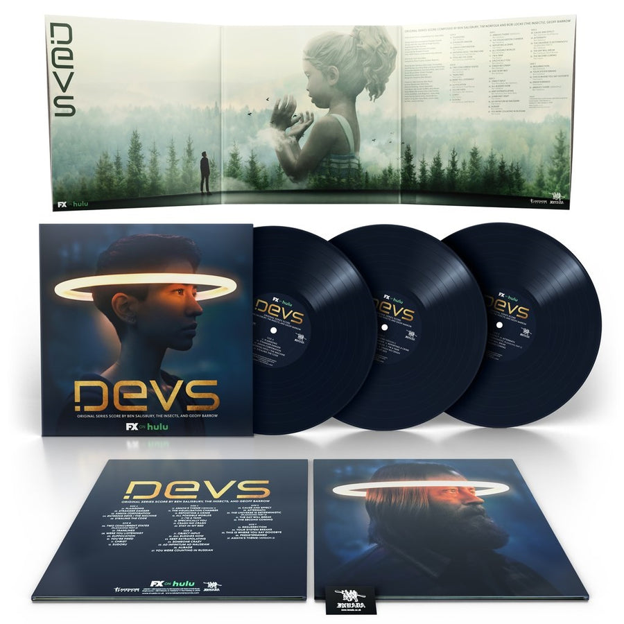 Devs Original Series Soundtrack Limited Edition 3LP Hidden Blue Vinyl, Ben Salisbury, Various Artist