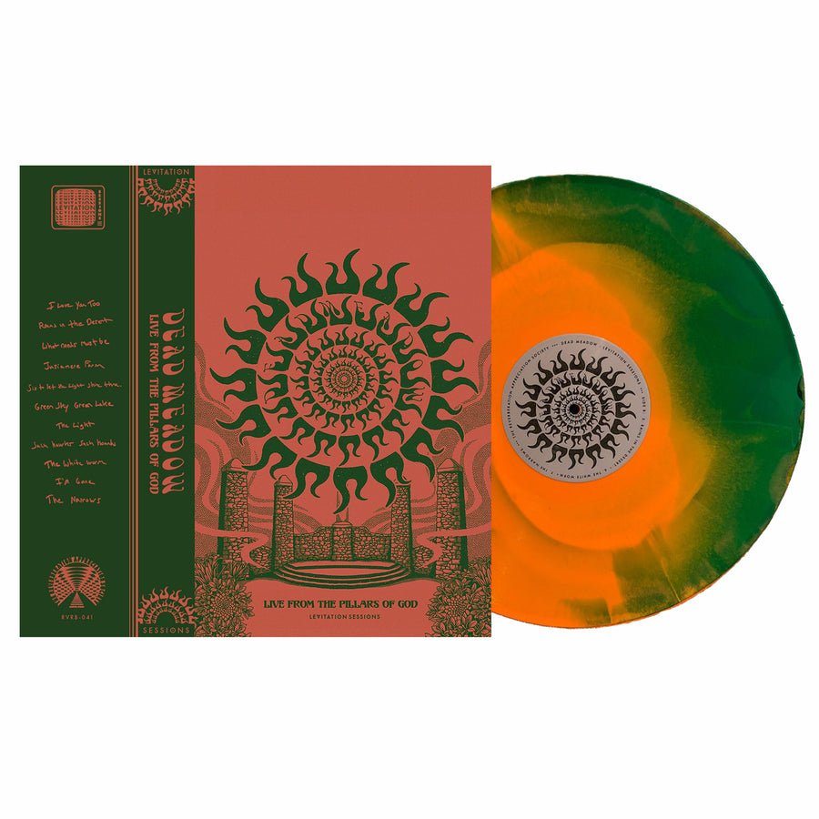 Dead Meadow - Levitation Sessions Exclusive Tangerine/Emerald Swirl Vinyl LP Limited Edition #500 Copies