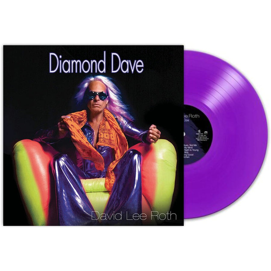 David Lee Roth - Diamond Dave Exclusive Purple Color Vinyl LP Record