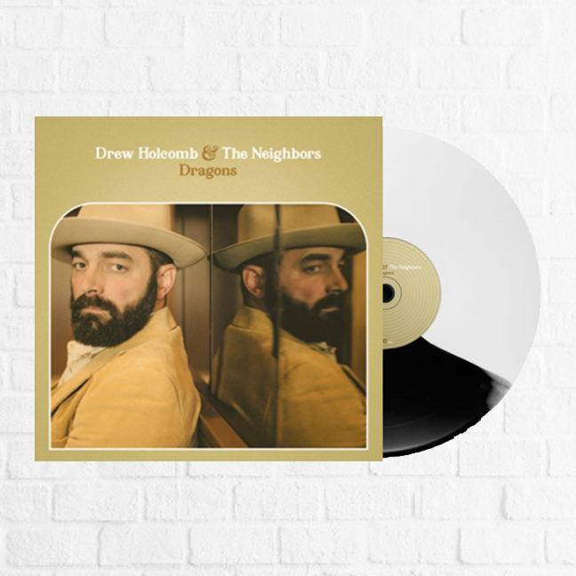 Drew Holcomb and the Neighbors - Dragons Exclusive Black and White vinyl Club Edition