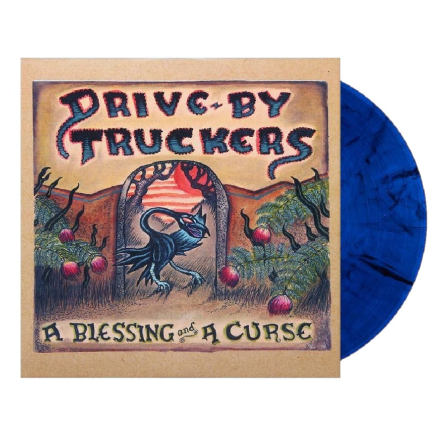 Drive By Truckers - A Blessing And A Curse Exclusive Limited Edition Blue With Black Swirl Vinyl LP