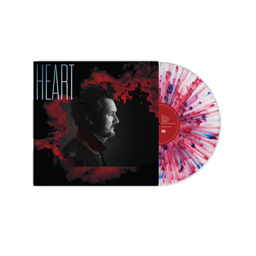 Eric Church - Heart Exclusive Red Blue with White Splatter Color Vinyl LP (Limited Run)