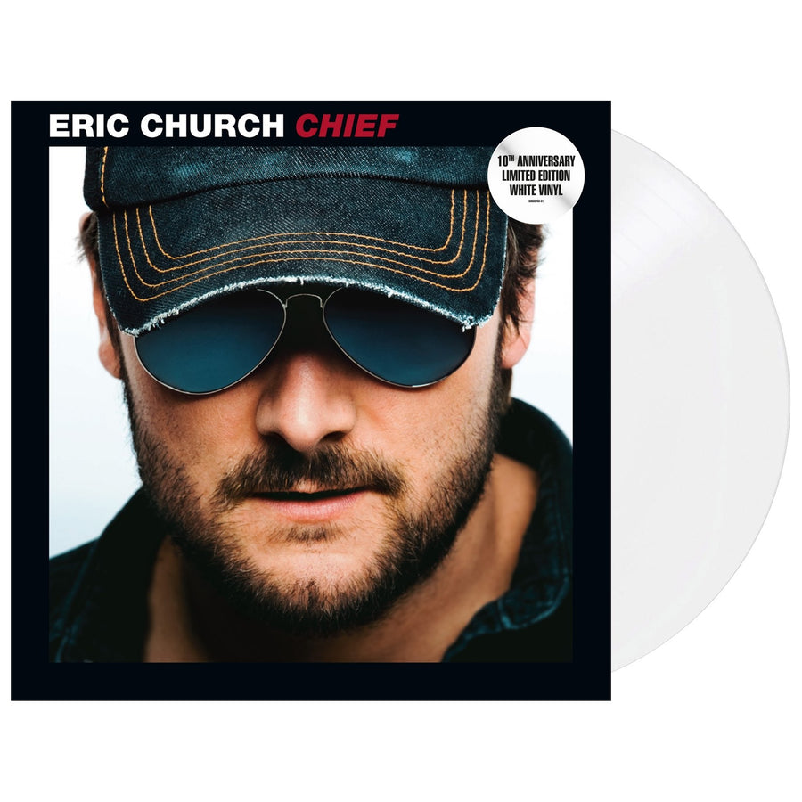 Eric Church - Chief Choir Club Members Only 10th Anniversary White Colored Vinyl LP