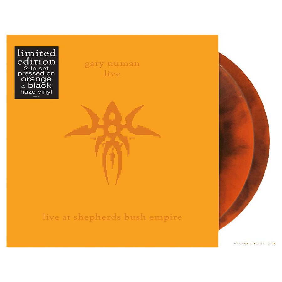 Gary Numan - Live At Shepards Bush Empire Limited Edition 2x LP Orange & Black Haze Vinyl