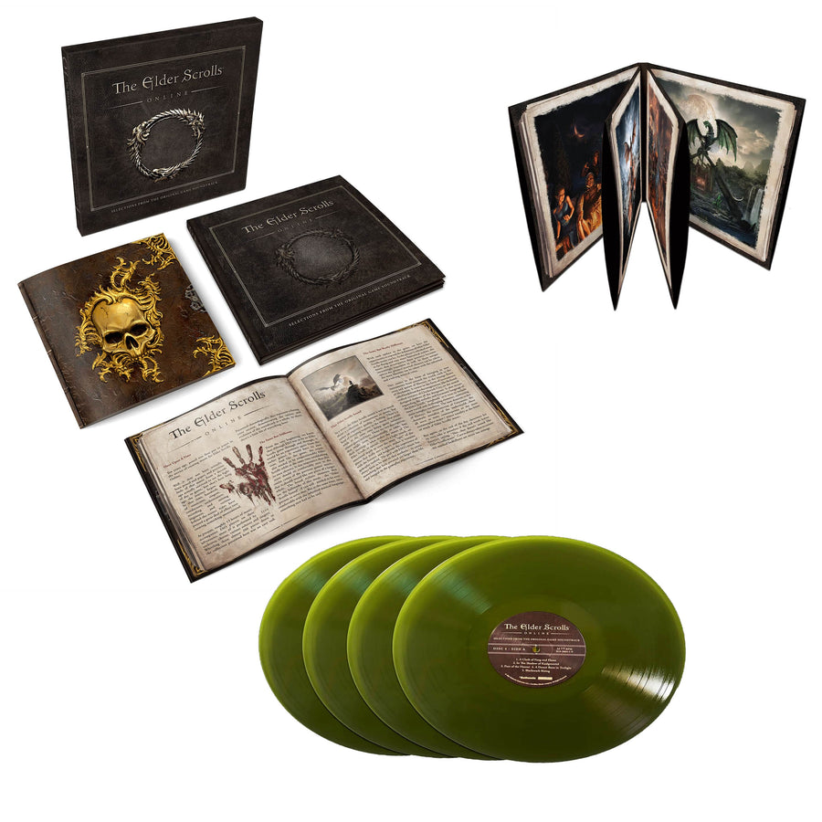 The Elder Scrolls Online | Selections From The Original Game Soundtrack Exclusive Forest Green Color 4x LP Vinyl Box Set