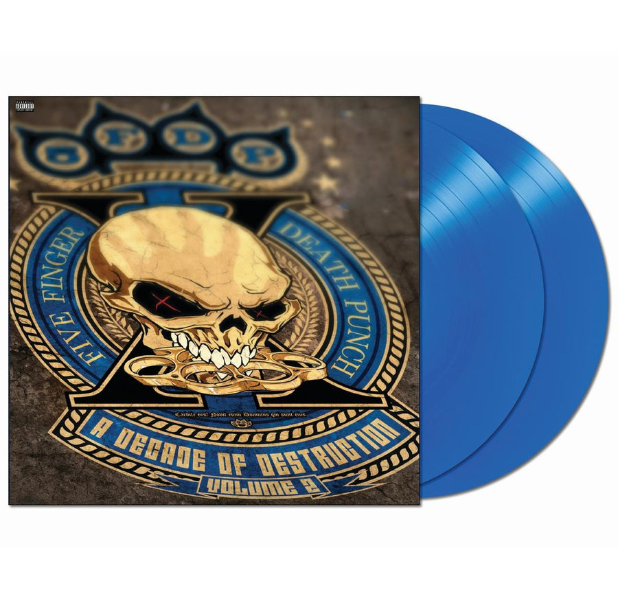 Five Finger Death Punch - A Decade Of Destruction Vol. 2 Exclusive Blue 2LP Vinyl Album Record
