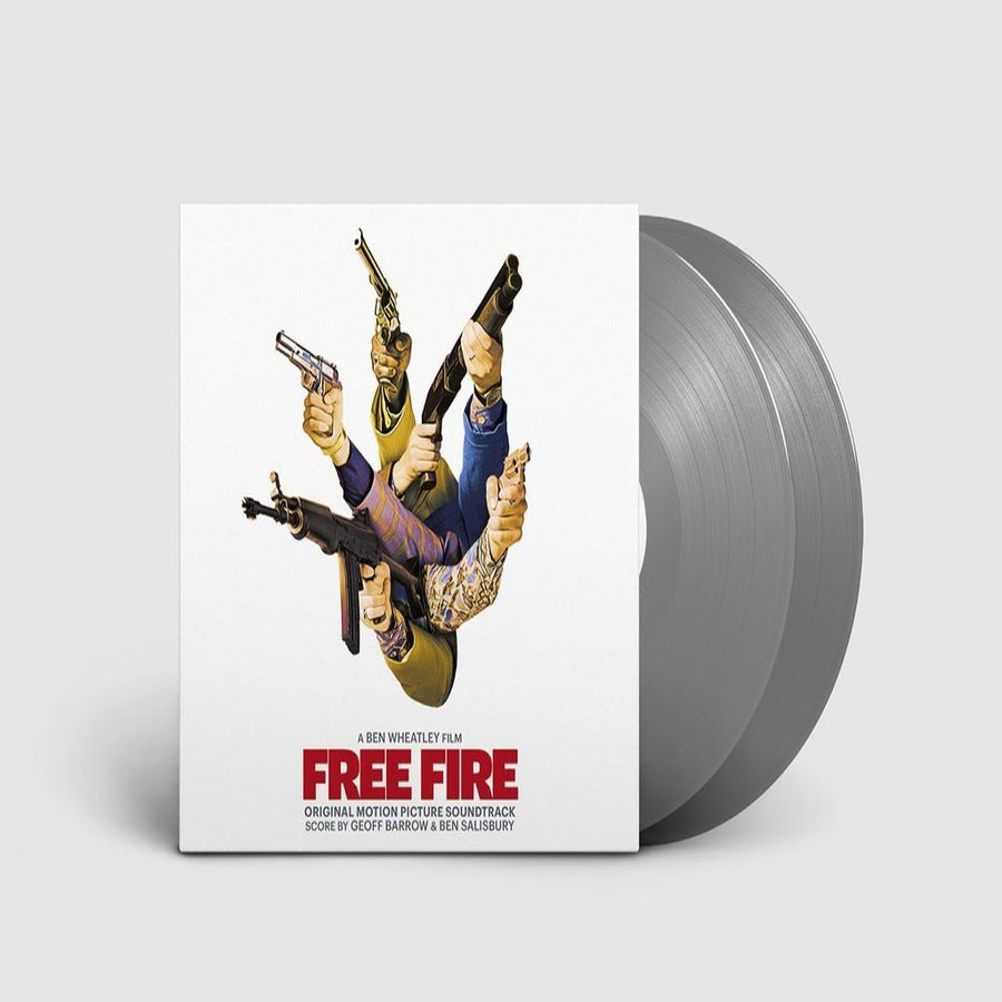 Free Fire Original Motion Picture Soundtrack Silver Colred Vinyl LP, Geoff Barrow
