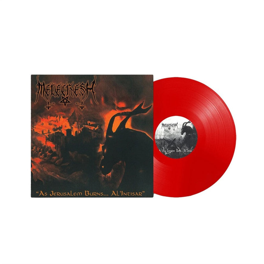 Melechesh - As Jerusalem Burns... Al'Intisar Exclusive Translucent Red Vinyl LP Record